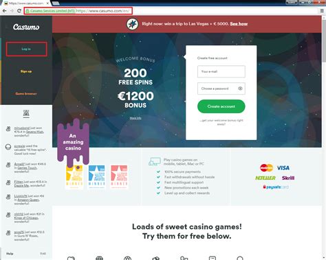 casumo login mobile